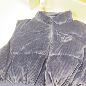 PINK Victoria's Secret midnight blue Corduroy Vest